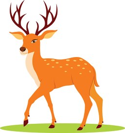 deer with antlers clipart