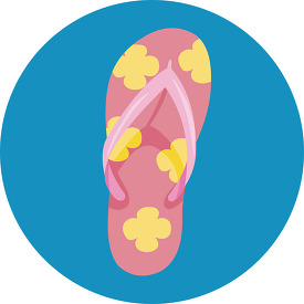 summer sandal icon