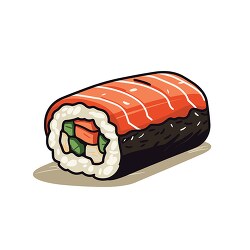 sushi rice roll clip art