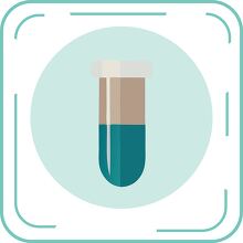 test tube rectangle icon rectangle icon