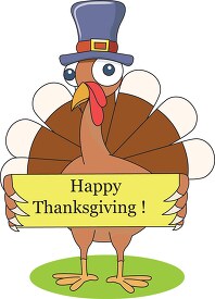 Thanksgiving Day Turkey Cartoon Clipart