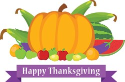 thanksgiving pumpkin illustration background banner happy thanks