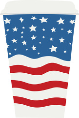 to go up decorated with patriotic stars and strips