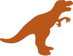 tryannosaurus silhouette clipart