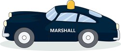 us marshalls police car clip art