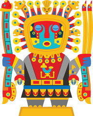 viracocha god of the sun and of storms inca clip art