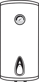 water heater black outline clipart