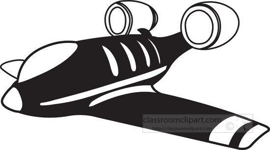 112 aircraft black white outline clipart