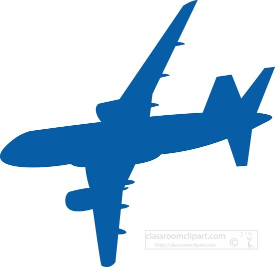 airplane silhouette outline