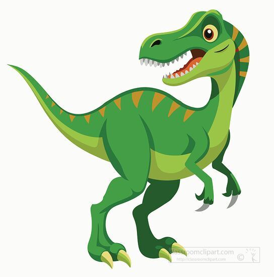 allosaurus carnivorous dinosaur clipart