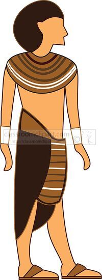 ancient egypt typical clothing in daily life