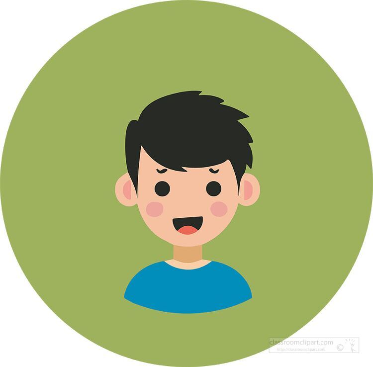 avatar of a boy with black hair