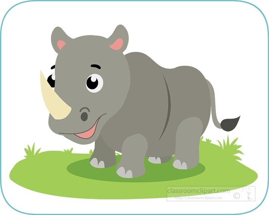 baby rhino clip art