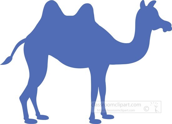 bactrian camel silhouette