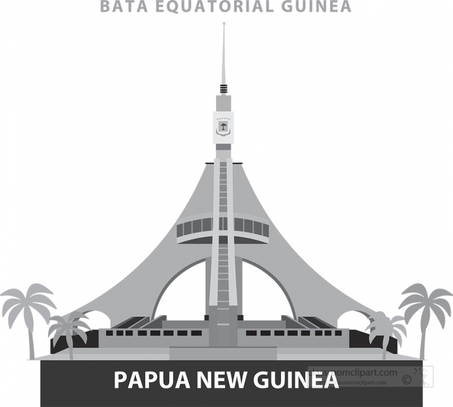 bata equatorial guinea africa vector gray color clipart