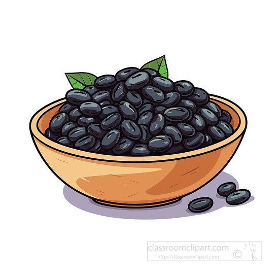 bowl of black beans