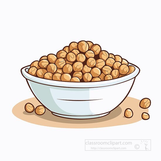 bowl of healthy chickpeas