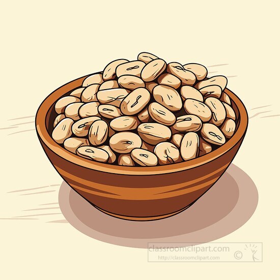 bowl of pinto beans
