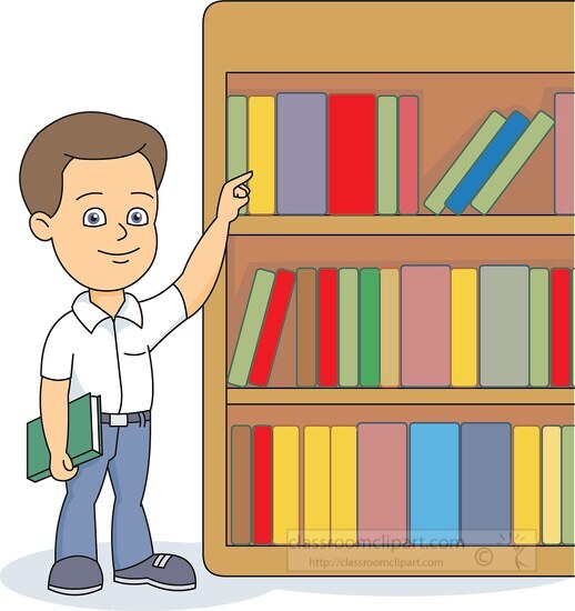 school library clip art