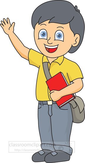 Books and Backpack Clip Art - Books and Backpack Image