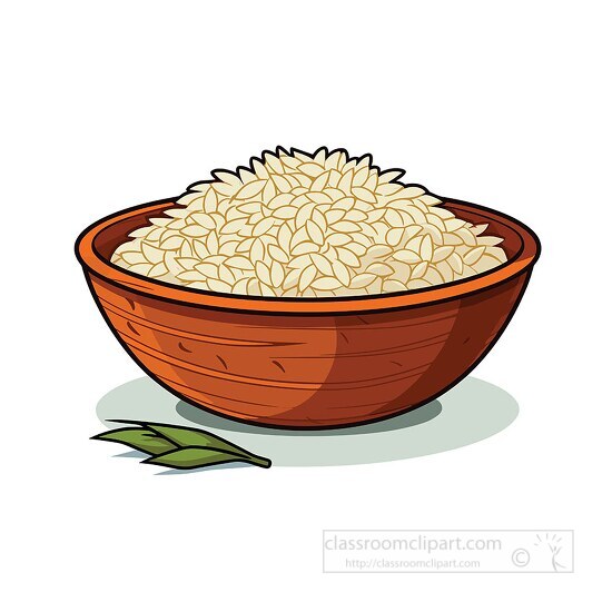 brown cooked rice in a bowl