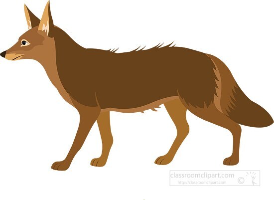 brown german sheppard style dog clipart