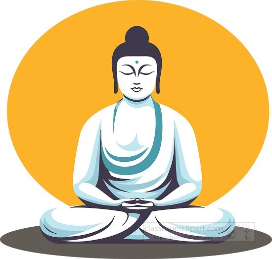 buddha statue vector