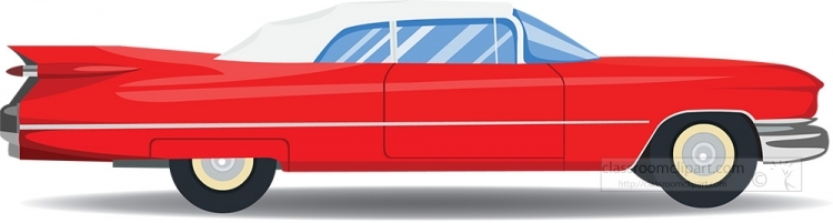 cadillac series convertible car clipart