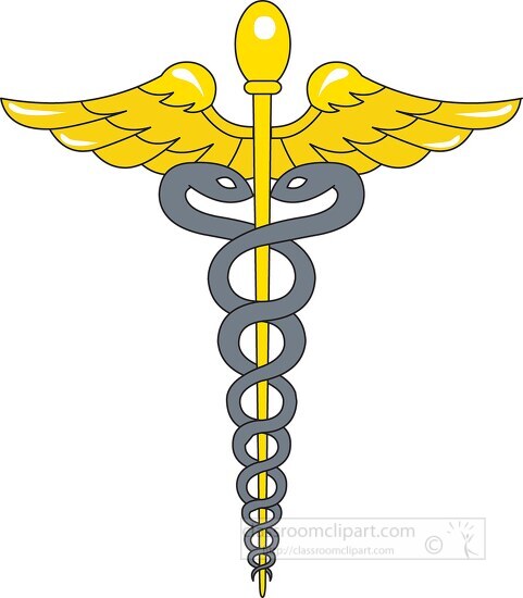 caduceus medical clipart 59715