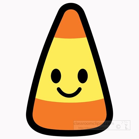 candycone with smiley face