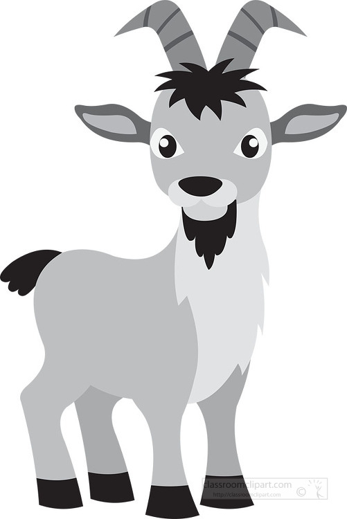 clip art baby goat