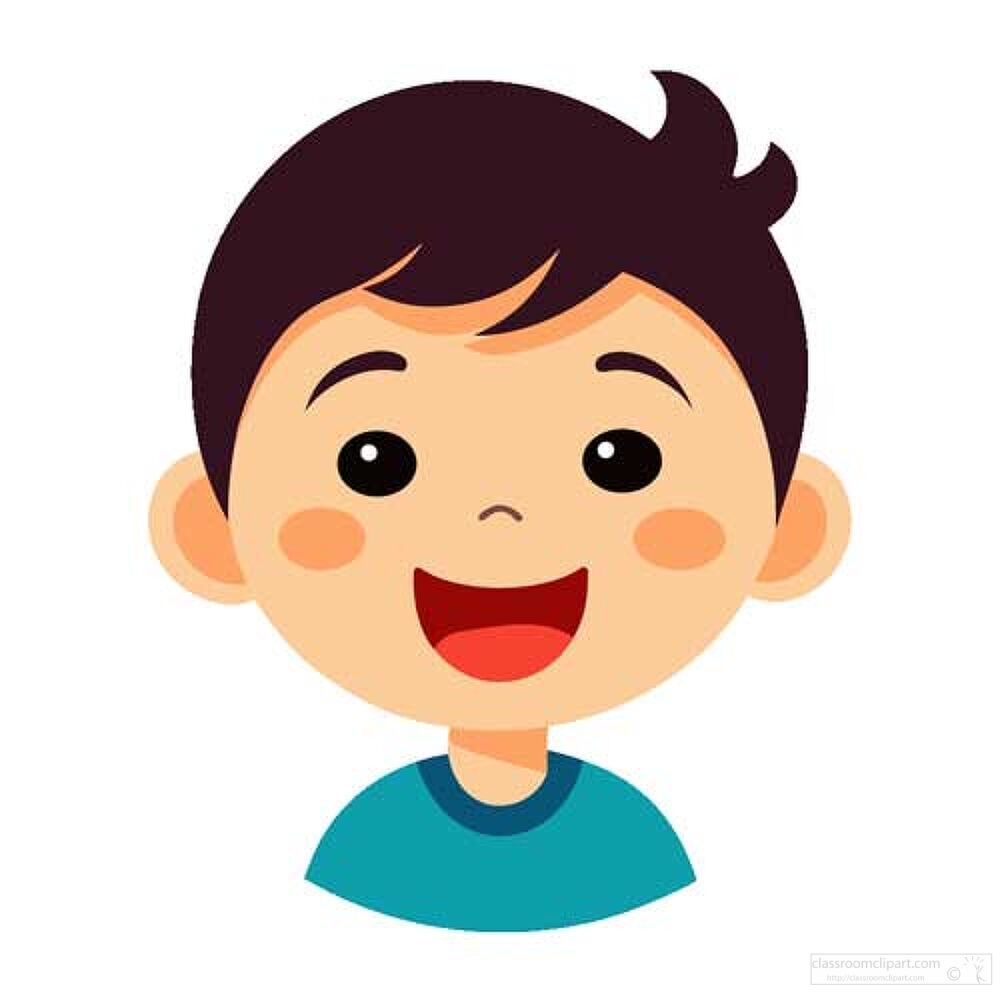 Cute Clip Art Child Face Designs Free Download
