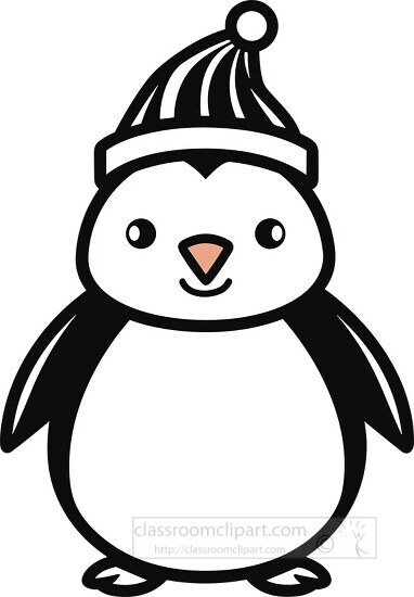 holiday penguin clip art