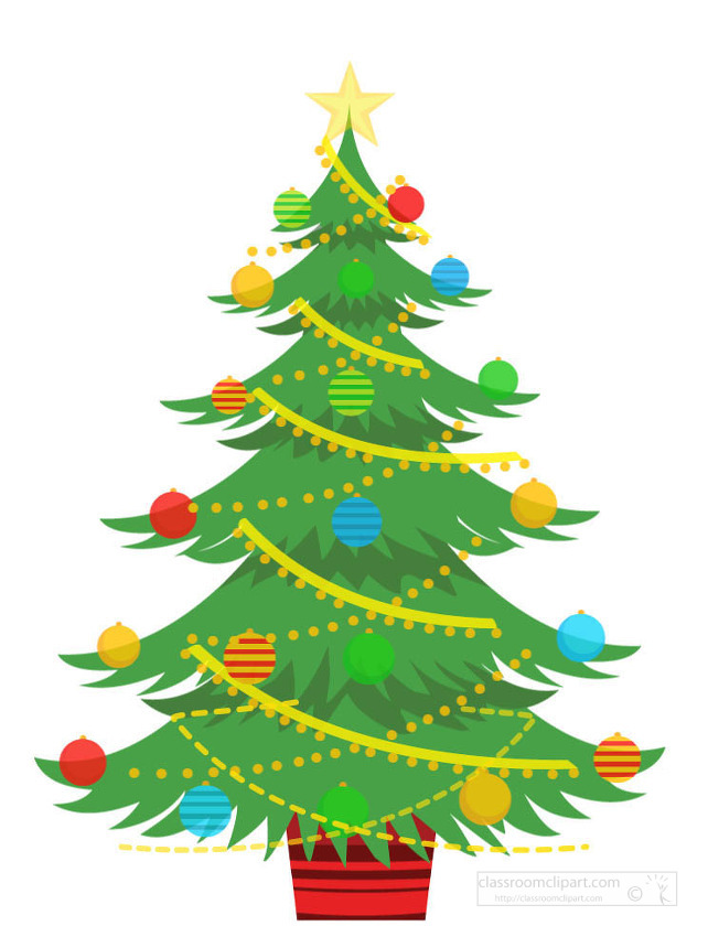 Christmas Animated Clipart-christmas tree with bright motion lights ...