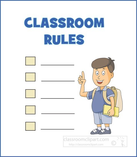 classroom schedule clip art