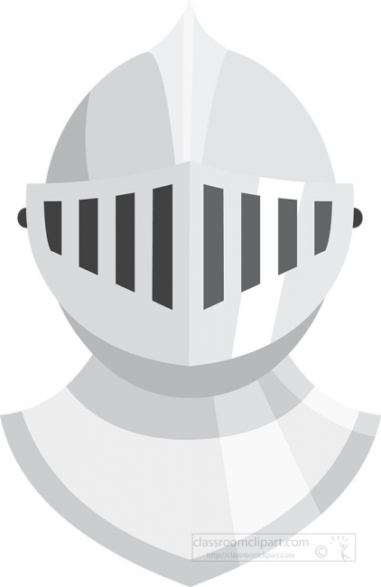 close helmet medieval armour clipart