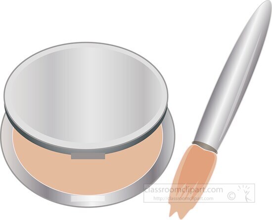 Beauty Cosmetics Clipart Compact Makeup