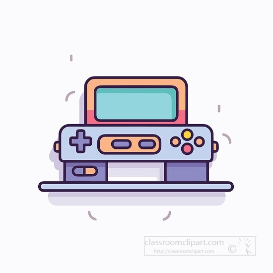 console icon style clip art