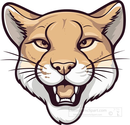 cougar animal face