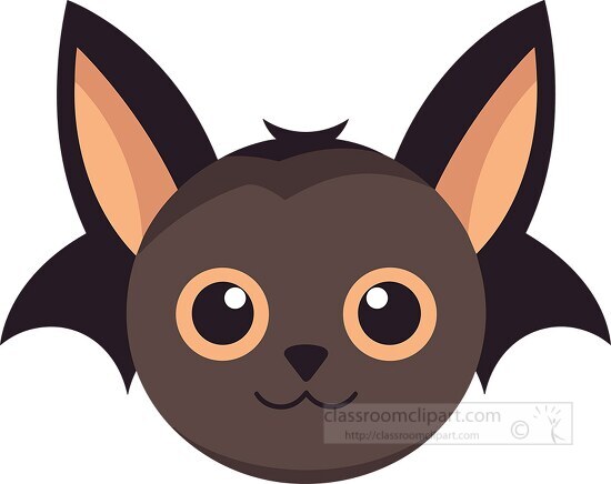cute bat animal face