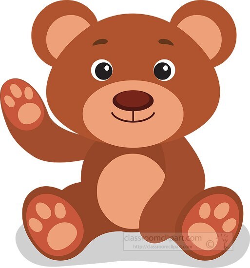 red bear clipart