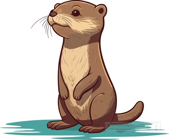 cute river otter clip art