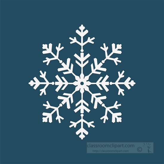 Weather Clipart-delicate and intricate snowflake clip art