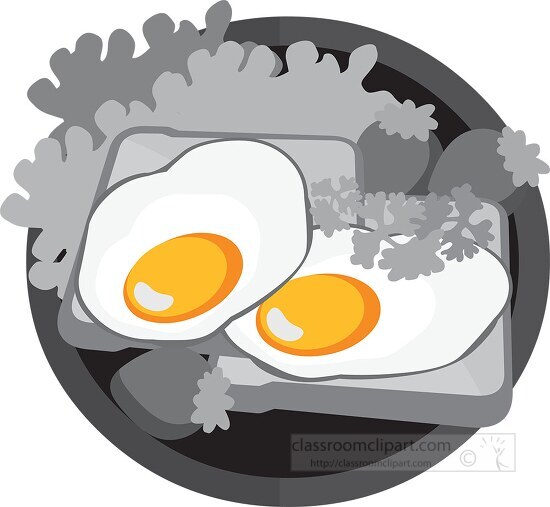 Sunny Side Up Eggs clip art Clipart for Free Download