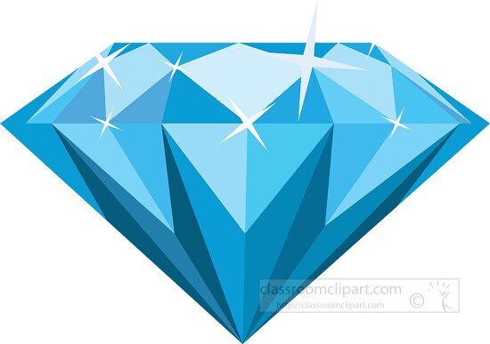 diamond gems and minerals clipart