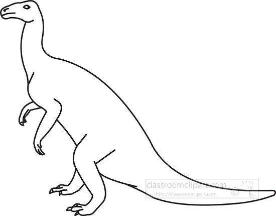 dinosaur black outline clipart 36