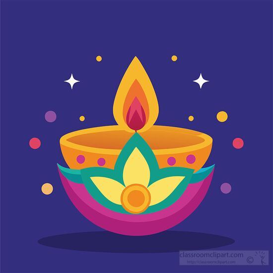 diya lamp symbolizing light and prosperity for Diwali