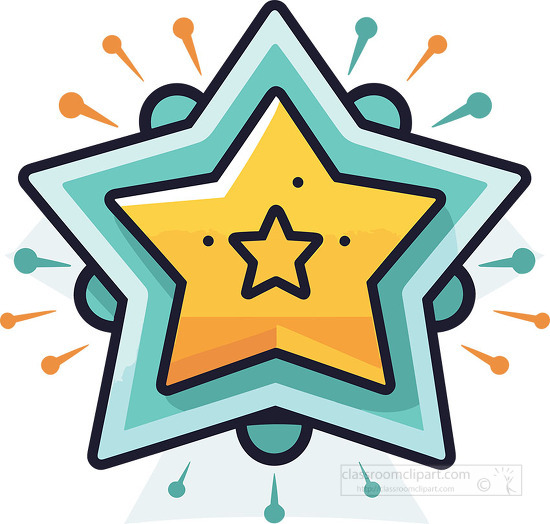 education double star achievement badge