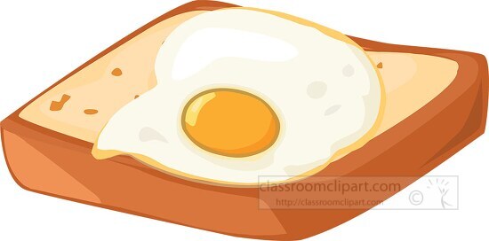 egg on a piecee of toast