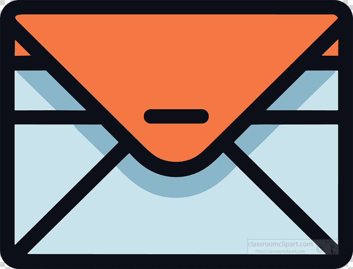 envelope icon style clipart 2 transparent